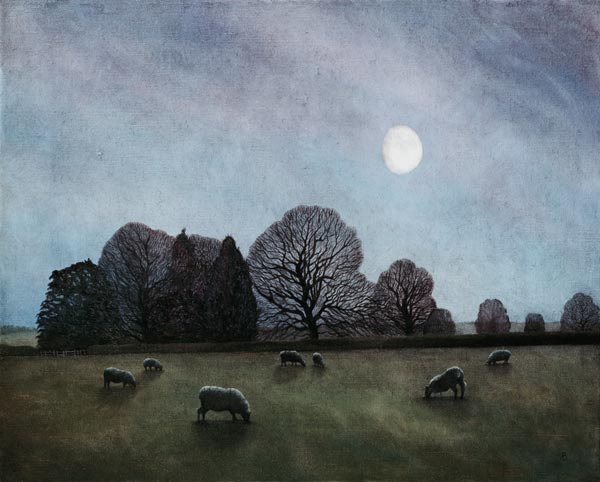 Moonlit Night, 2004 (oil on canvas)  von Ann  Brain
