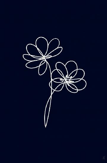 Line-Art-Blumen