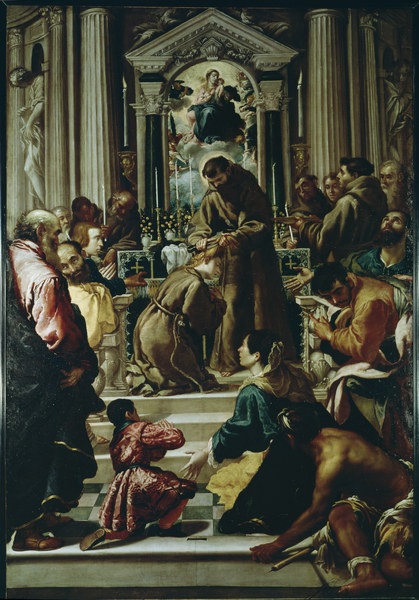 A.Carracci, Franz und Klara von Assisi von Annibale Carracci