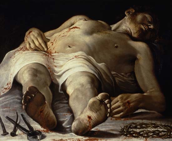 The Dead Christ von Annibale Carracci