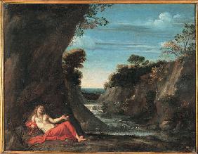 Landschaft mit der büßenden Maria Magdalena