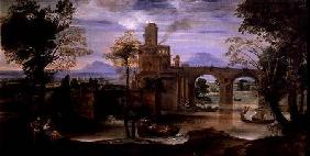 Roman Landscape with a Bridge