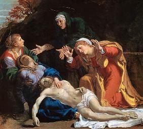 The Dead Christ Mourned ( The Three Maries ) c.1604