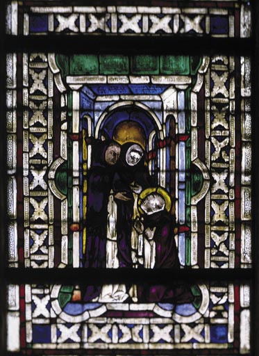 Assisi, Glasfenster, Antonius nimmt... von Anonym, Haarlem