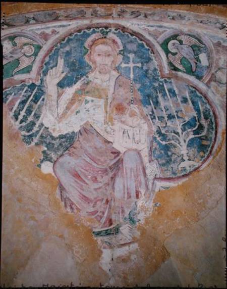 Christ in Majesty, from the crypt von Anonym Romanisch