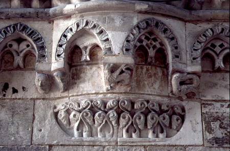 Detail of Reliefs in the Capitulary Hall von Anonym Romanisch