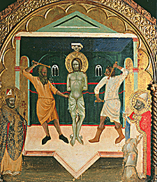 Die Geisselung Christi. von Anonym, Haarlem