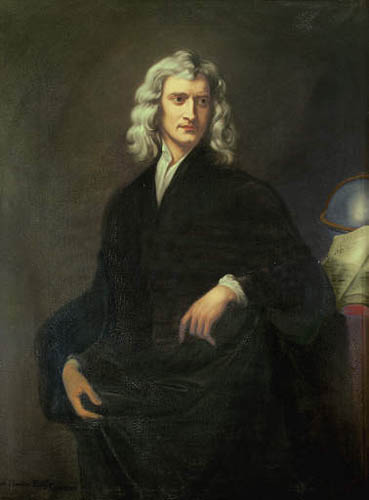 Sir Isaac Newton von Anonym, Haarlem