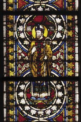 Assisi, Glasfenster, Hl.Martin von Tours 1315