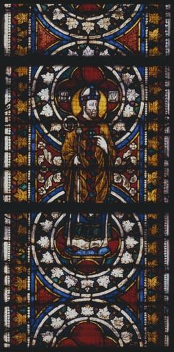 Assisi, Glasfenster, Hl.Martin v.Tours 1315