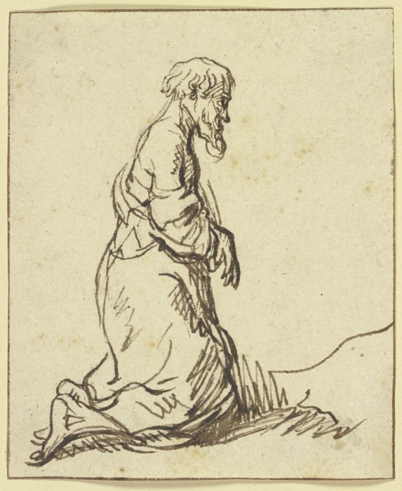 Kniender Mann (Heiliger Hieronymus) von Anonym