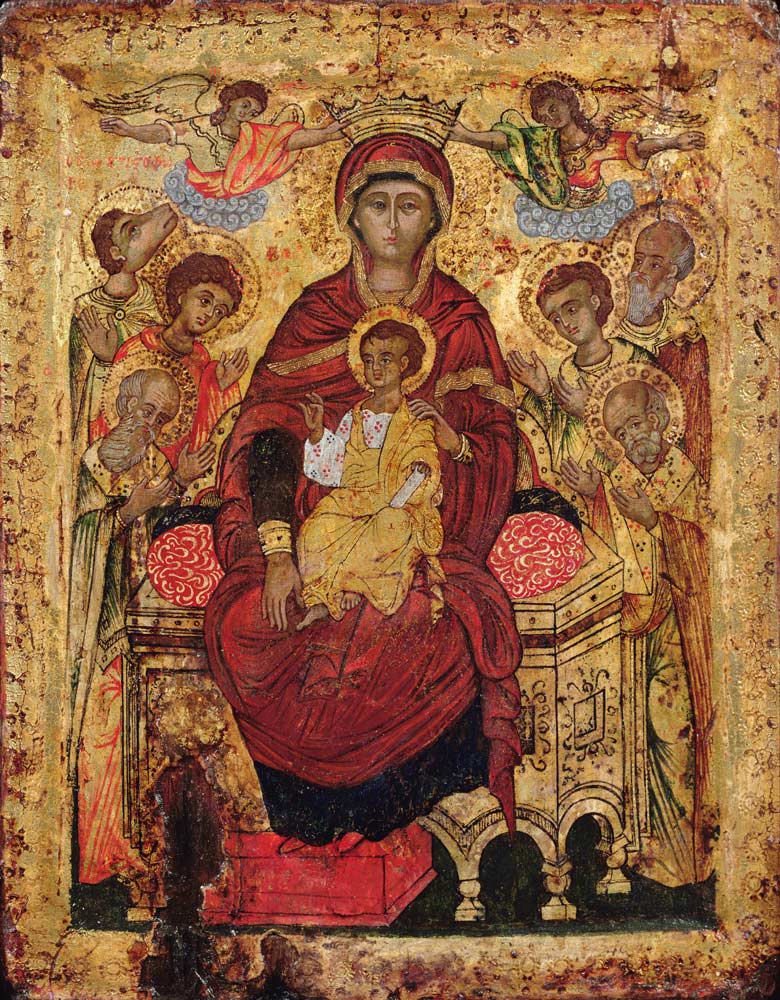 Madonna and Child enthroned with Saints von Anonymous