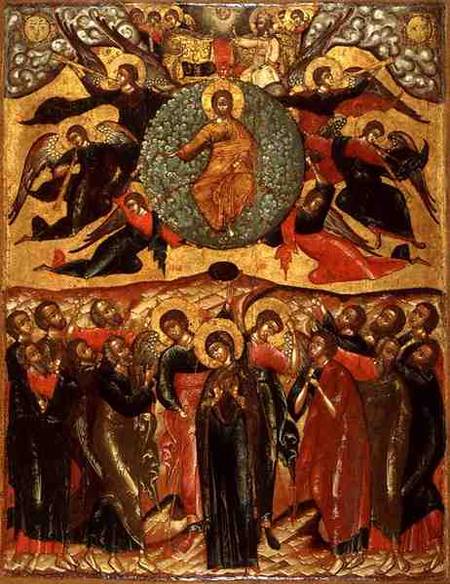 The Ascension of Christ, from the Church of Elijah the Prophet, Yaroslavl,Russia von Anonymous