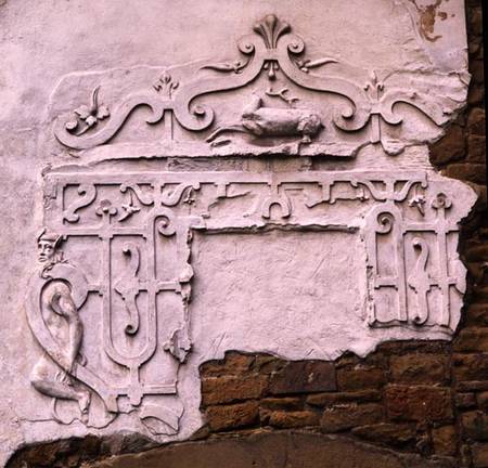 Detail of the carved decoration von Anonymous