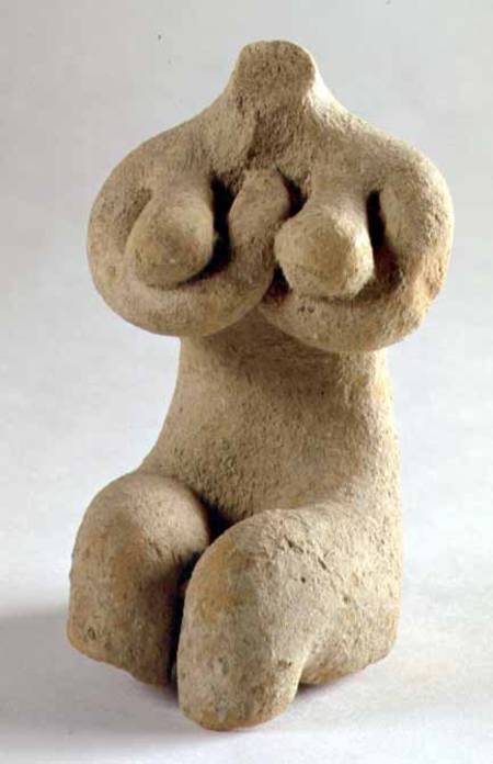Female figurine in the Halaf stylefrom Mesopotamia or Northern Syria von Anonymous