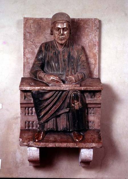 Figure of the Roman poet Virgil (70-19 BC) from Mantua Cathedral von Anonymous