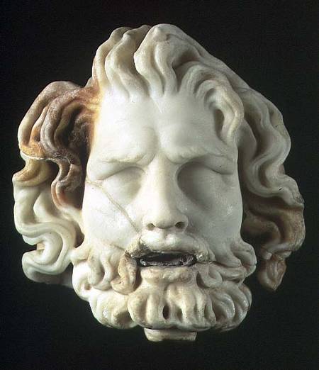 Fountainhead in the form of the head of Oceanus Pompeii von Anonymous