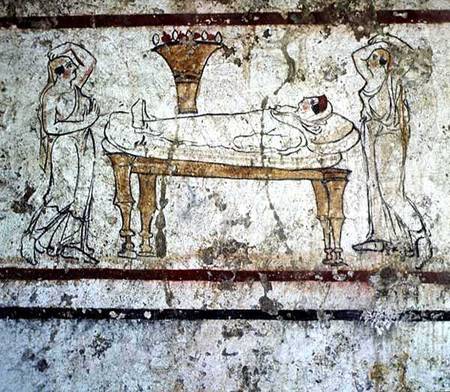 Fresco from the Tomb of Gaudio von Anonymous