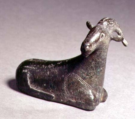 Hollow-cast figure of a goat, Eastern Greek,Archaic Period von Anonymous