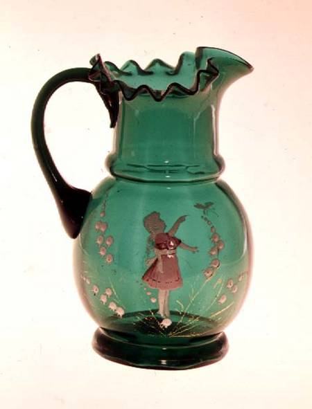 Mary Gregory Glass Co., fired enamel paintingpossibly Bohemian von Anonymous
