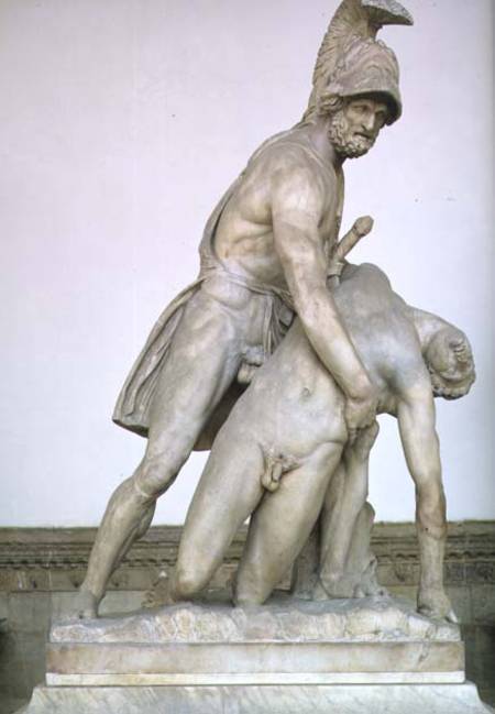 Menelaus supporting the body of PatroclusRoman copy of a Greek original von Anonymous