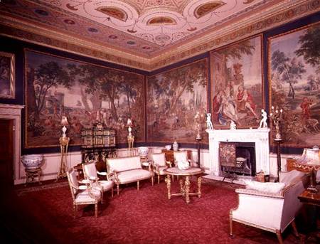 Nostell Priory, the drawing room von Anonymous