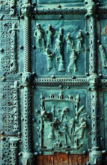 Panel from the left hand door of the portal von Anonymous