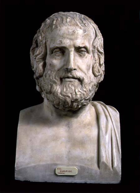 Portrait Bust of Euripides (c.484-406 BC) second half of the 4th century BC von Anonymous