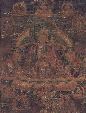 1965.11 Thangka of Padmasambhava and his `Eight Manifestations'Tibetan 19th-20th