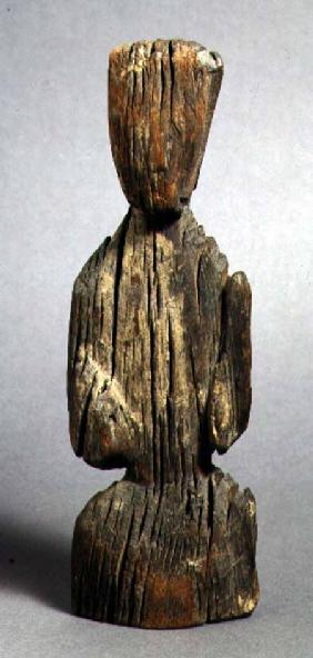 1992-146 Carved wooden figureHan dynasty 3rd-1st ce