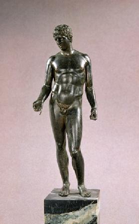 Statue of Mercury, adaptation of the Greek Discophoros of Polyclitus, Roman 25-50 AD