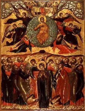 The Ascension of Christ, from the Church of Elijah the Prophet, Yaroslavl,Russia second hal