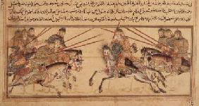 Battle between Mongol tribes 13th centu