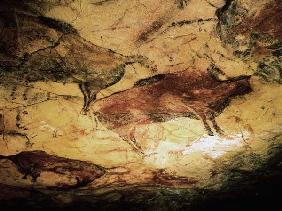 Rock painting of bison c.15000 BC