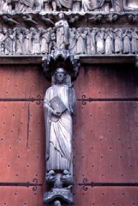 Christ in Majestyfigure on the south door c.1250