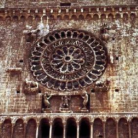 Exterior of the Rose Window from the North Transept 12th centu