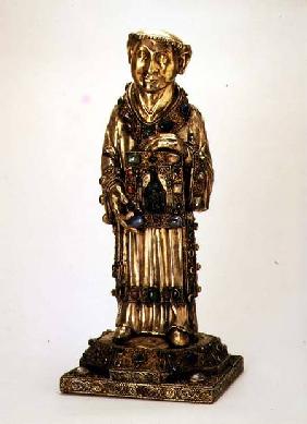 Figure reliquary of St. Stephen late 12th