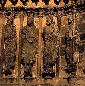 Four figures from the Cathedral facade c.1230-40
