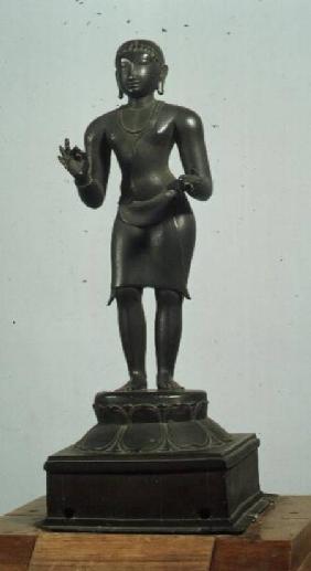 Kali (one of the aspects of Parvati), bronze, late Chola 12th centu