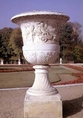 Monumental vase with relief depicting Mars in his InfancyFrance 17th centu