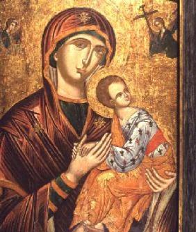 Mother of God of the PassionGreek Icon from Crete early 16th