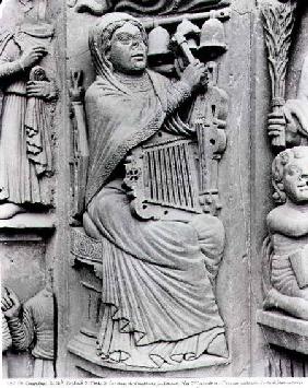 Musicfrom the south door in the west portal 13th centu