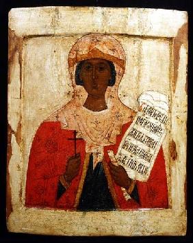 St. ParaskyevaRussian icon from Rostov/Suzdal 16th centu