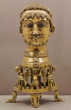 Reliquary bust of Frederick I (c.1123-1190), German,made in Aachen 1155-71