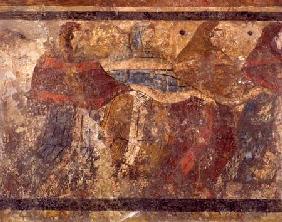 Ritual Funeral Dancedecoration from Tomb no.11 from Via dei Cappuccini Ruvo 5th c