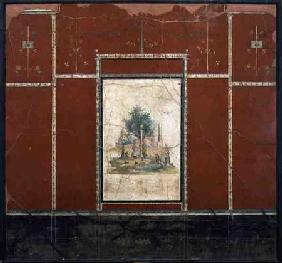 Rustic Landscapefrom the Red room in the Villa of Agrippa Postumus at Boscotrecase 10 BC