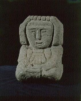 Sculpture of a goddessfrom near Tenochtitlan (Mexico City) Aztec c.1325-152