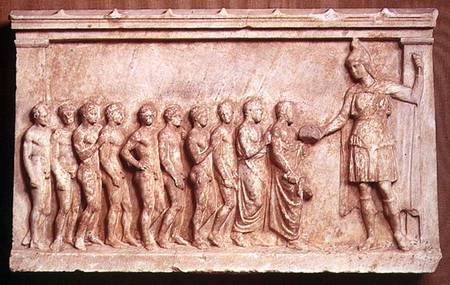 Votive relief honouring the goddess BendisGreek von Anonymous