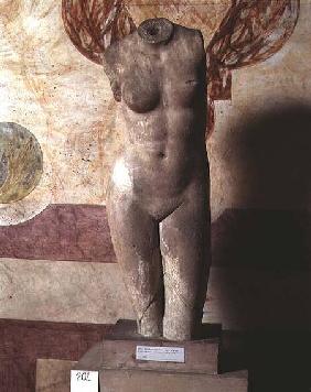 Torso of Aphrodite, Roman copy of the Greek original by Praxiteles 350 BC