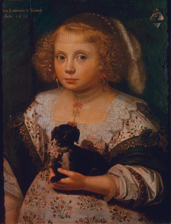 Kinderbildnis der Anna Constantia de Beijwegh von Anthonie Palamedesz